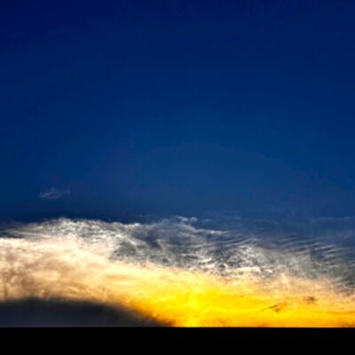 今週の1枚「夕陽」～ 木曜日のランチNAMBAN