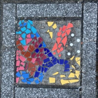 ぶらりのべおか 古城～恒富　タイルアート⑦