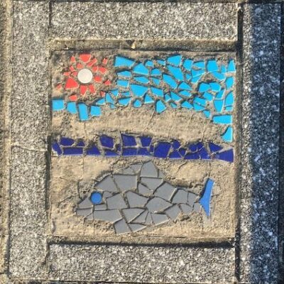 ぶらりのべおか 古城～恒富　タイルアート11