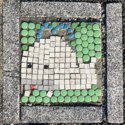 ぶらりのべおか 古城～恒富　タイルアート12